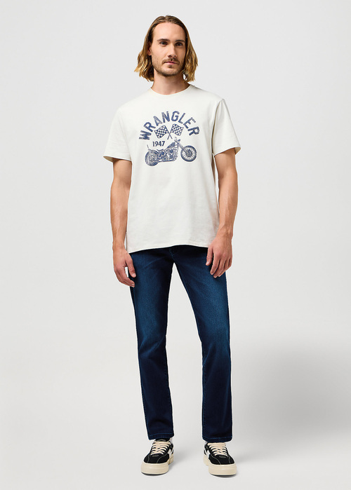 Meskie Spodnie Dzinsowe Wrangler Larston Blue Jam - 112360183