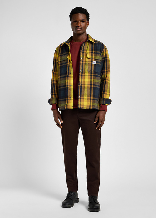 Mska Koszula Materiaowe Lee Workwear Overshirt Pollen - 112355665