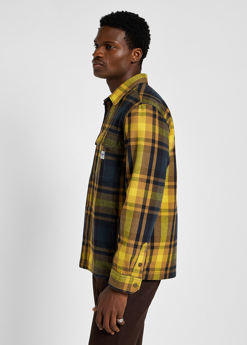 Meska Koszula Materialowe Lee Workwear Overshirt Pollen - 112355665