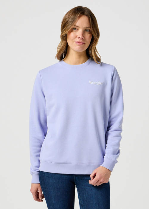 Wrangler Regular Sweat - Sweet Lavender 112355290 112355290
