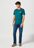 Meski T Shirt Wrangler Graphic Tee Deep Teal - 112355050