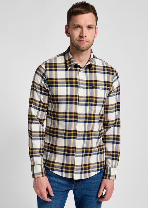 Lee Leesure Shirt - Ecru Check 112355699