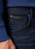 Meskie Spodnie Dzinsowe Wrangler Texas Slim Jeans Deep Blue Black - 112355027