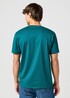 Meski T Shirt Wrangler Graphic Tee Dark Teal - 112355036