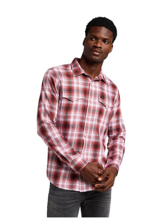 Lee Clean Western Shirt - Garnet Check 112349935 