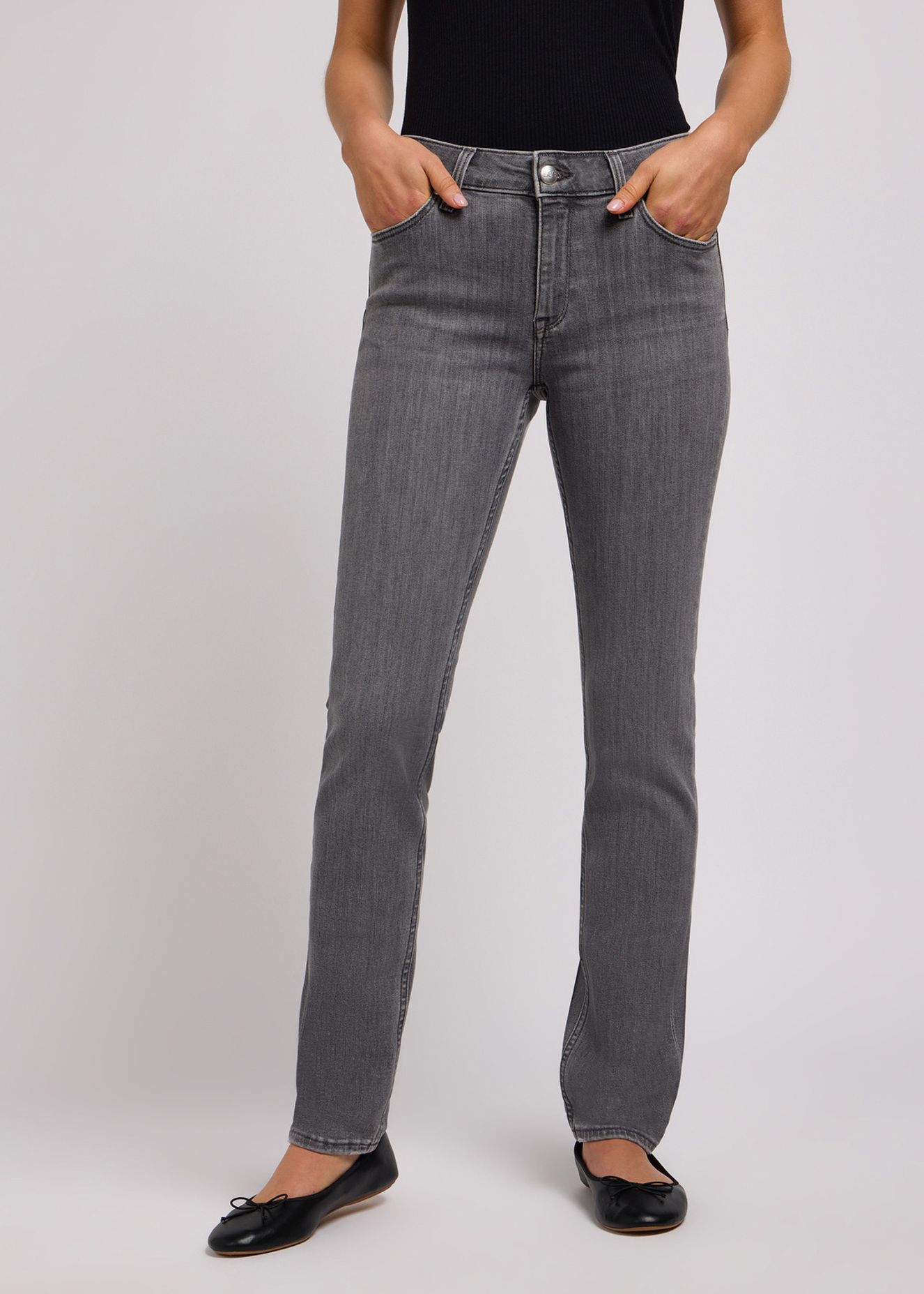 Damskie Spodnie Dzinsowe Lee Elly Ash Stone - 112349598