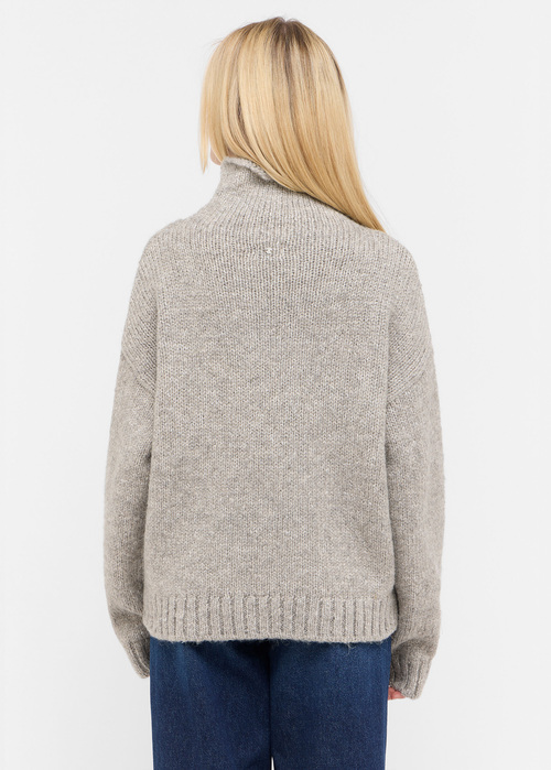 Damski Sweter Mustang Style Iva Mid Grey Mlange - 1015954-4140