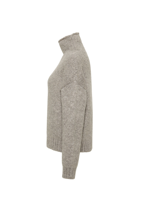 Damski Sweter Mustang Style Iva Mid Grey Mlange - 1015954-4140