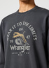 Wrangler Crewneck Sweatshirt Faded Black - 112357385 Wrangler Crewneck Sweatshirt Faded Black - 112357385