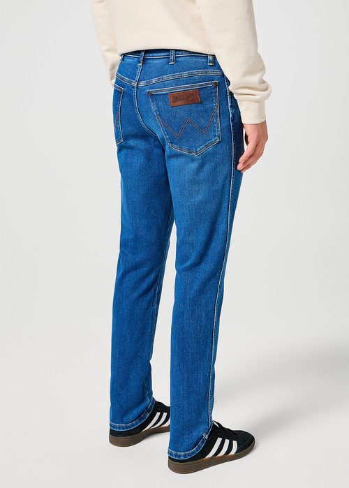 Meskie Spodnie Dzinsowe Wrangler River Sterling - 112356838