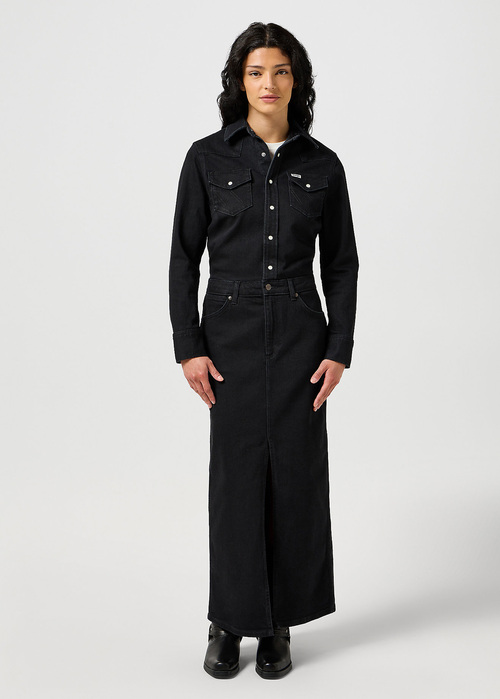 Wrangler Denim Match Up Dress - Black 112356782