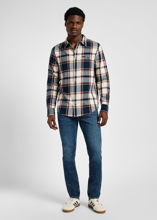 Meskie Spodnie Dzinsowe Lee Luke Eclipse Blue - 112355861