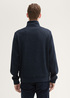 Mska Bluza Tom Tailor Fleece Stand Up Jacket Navy Melange Structure - 1044006-36280