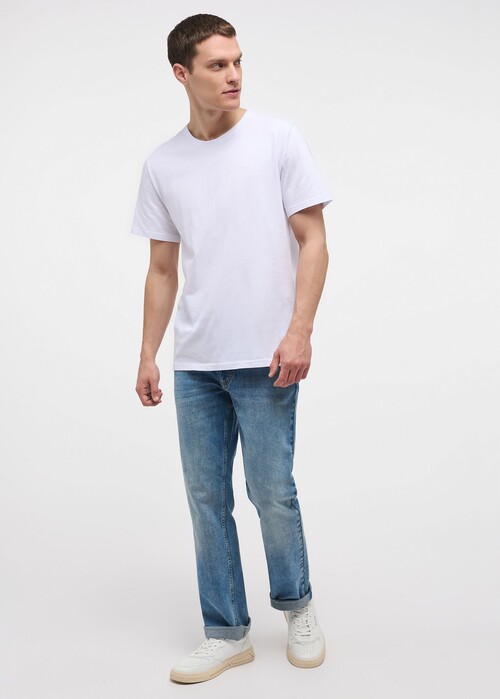 Meskie Spodnie Dzinsowe Mustang Tramper Straight Denim Blue - 1013716-5000-583