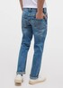 Meskie Spodnie Dzinsowe Mustang Tramper Straight Denim Blue - 1013716-5000-583