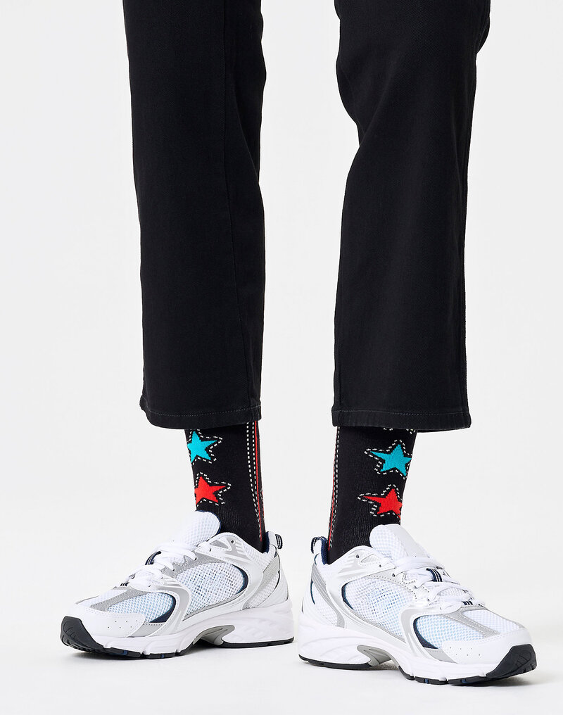 Damskie Skarpety Wrangler X Happy Socks Black - 112367168