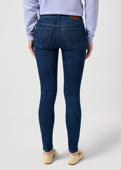 Damskie Spodnie Dzinsowe Wrangler Skinny Golden Year - 112355302