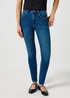 Damskie Spodnie Dzinsowe Wrangler High Skinny Vintage Worn - 40287-001