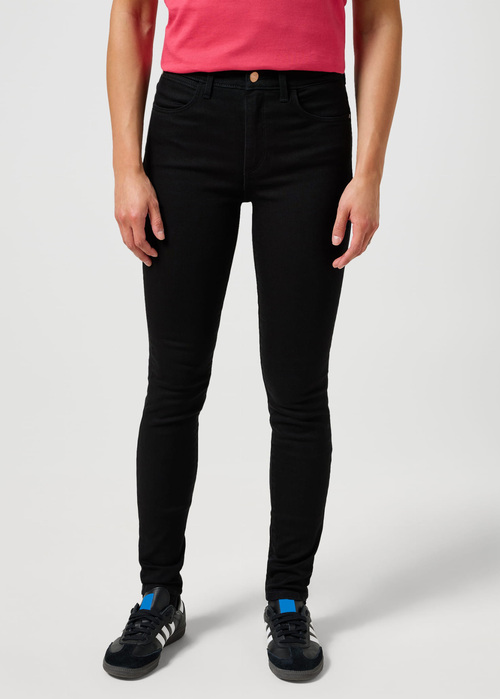 Wrangler High Skinny - Noir 112355388 