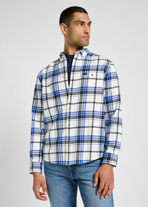 Lee Riveted Shirt - White Check 112355646