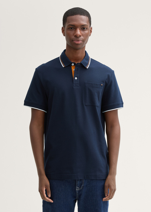 Tom Tailor Polo Tee - Sky Captain Blue 1044038-10668