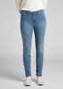 Damskie Spodnie Dzinsowe Lee Scarlett High Mid Blue - L626EMXT