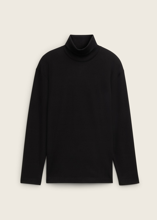 Meski Sweter Tom Tailor Longsleeve Turtleneck Black - 1043993-29999