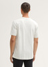 Meski T Shirt Tom Tailor Tshirt C Neck Offwhite Melange - 1044016-30469