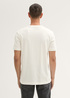 Mski T Shirt Tom Tailor T Shirt With A Photo Print Off White - 1043994-10332