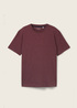 Meski T Shirt Tom Tailor C Neck T Shirt Gipsy Purple Melange - 1044016-10782