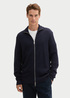 Tom Tailor Double Zip Sweater Knitted Navy Melange - 1044477-13160 Tom Tailor Double Zip Sweater Knitted Navy Melange - 1044477-13160
