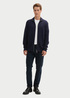 Tom Tailor Double Zip Sweater Knitted Navy Melange - 1044477-13160 Tom Tailor Double Zip Sweater Knitted Navy Melange - 1044477-13160