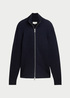 Tom Tailor Double Zip Sweater Knitted Navy Melange - 1044477-13160 Tom Tailor Double Zip Sweater Knitted Navy Melange - 1044477-13160