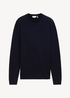 Meski Sweter Tom Tailor Knit Sweater In Recycled Cashmere Knitted Navy Melange - 1043266-13160