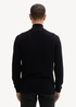 Meski Sweter Tom Tailor Troyer Knit Sweater In Recycled Cashmere Black - 1043268-29999