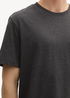 Meski T Shirt Tom Tailor C Neck T Shirt Black Grey Melange - 1043417-10617