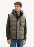 Tom Tailor Puffer Gilet With A Removable Hood Jungle Soil Green - 1041322-11848 Tom Tailor Puffer Gilet With A Removable Hood Jungle Soil Green - 1041322-11848