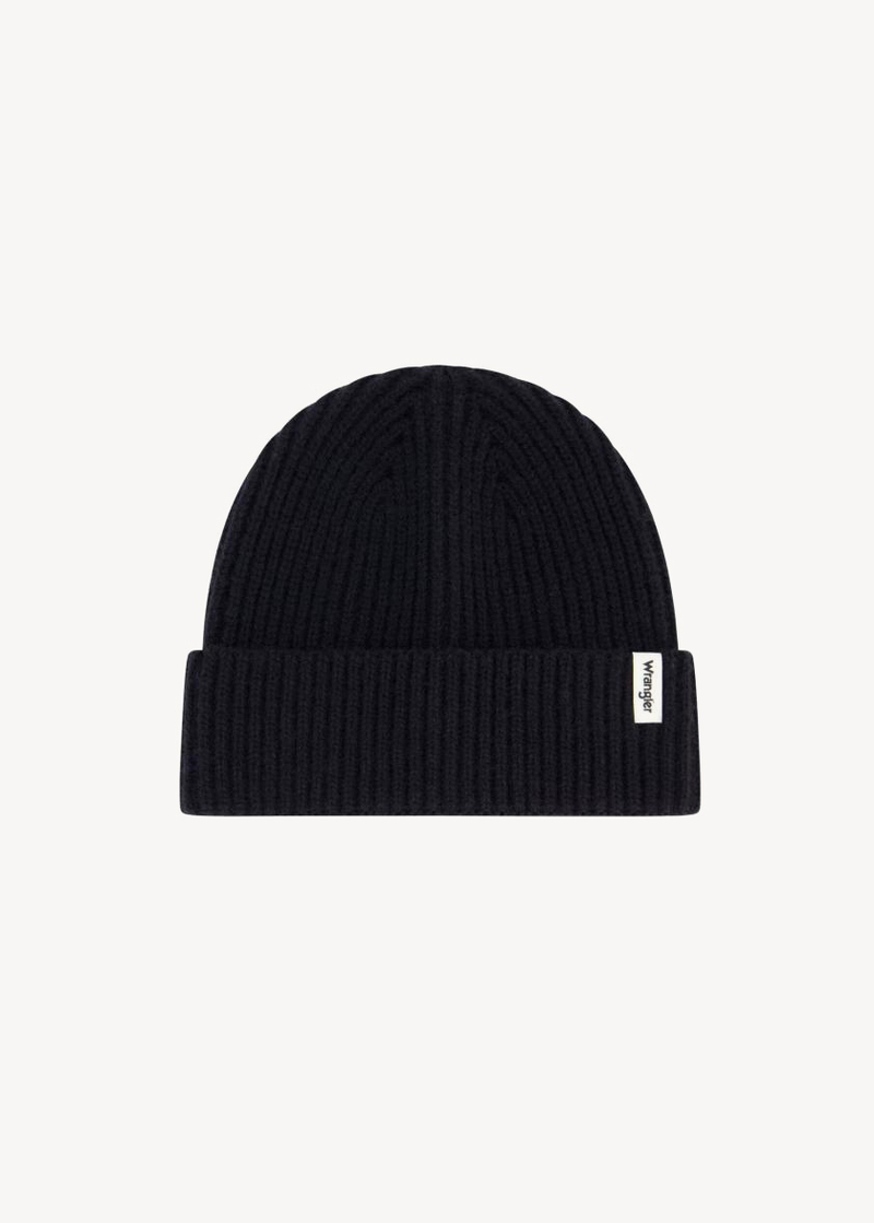 Meska Czapka Zimowa Wrangler Rib Beanie Black - 112356881
