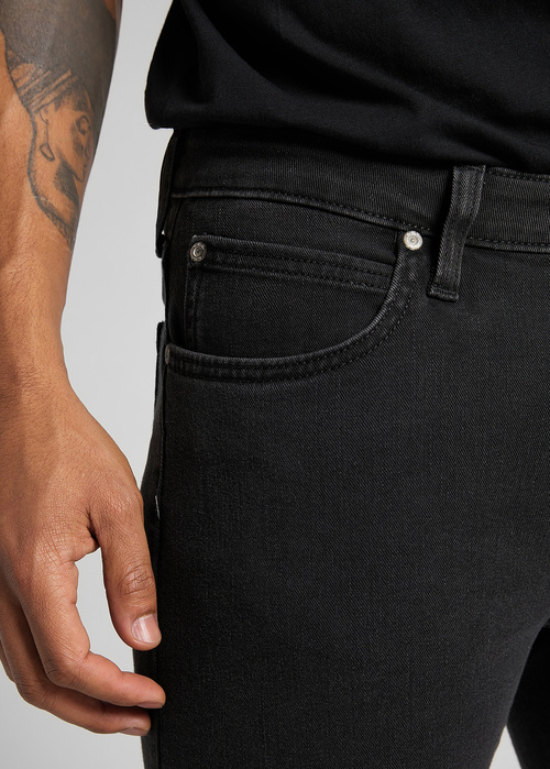 Meskie Spodnie Dzinsowe Lee Malone Washed Black - L736SHMY