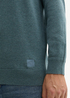 Meski Sweter Tom Tailor Turtleneck Stormy Teal Melange - 1042456-36148