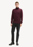 Meski Sweter Tom Tailor Turtleneck Grape Red Melange - 1042456-36294