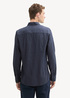 Meska Koszula Materialowe Tom Tailor Fitted Cotton Shirt Blue Structure - 1043813-36691