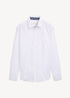 Mska Koszula Materiaowe Tom Tailor Chambray Shirt With Breast Pocket White - 1043811-20000