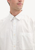 Mska Koszula Materiaowe Tom Tailor Chambray Shirt With Breast Pocket White - 1043811-20000