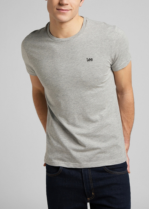 Meski T Shirt Lee Twin Pack Crew Blackgrey L64ncese - L64NCESE