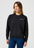 Damski Sweter Wrangler Regular Sweat Black
