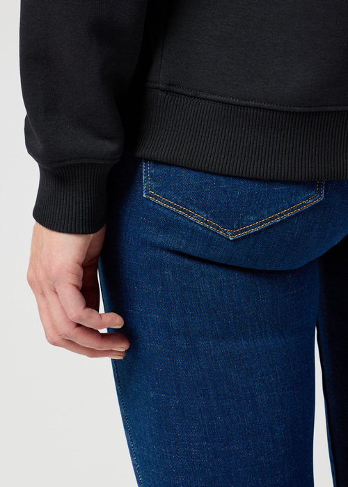 Damski Sweter Wrangler Regular Sweat Black