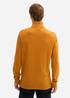 Meski Sweter Tom Tailor Basic Turtleneck Jumper Peanut Butter Brown Melange - 1042456-37029