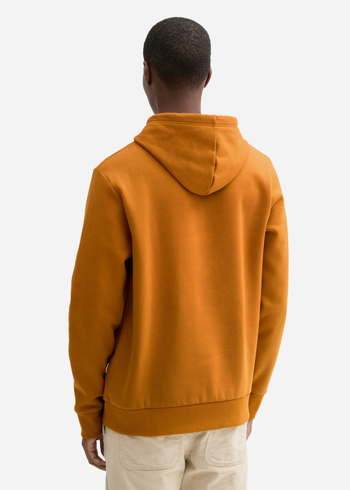 Mska Bluza Tom Tailor Hoodie Print Peanut Butter Brown - 1044847-10821