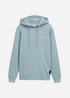 Meska Bluza Tom Tailor Hoodie With Logo Details Light Grey Mint - 1044886-27840